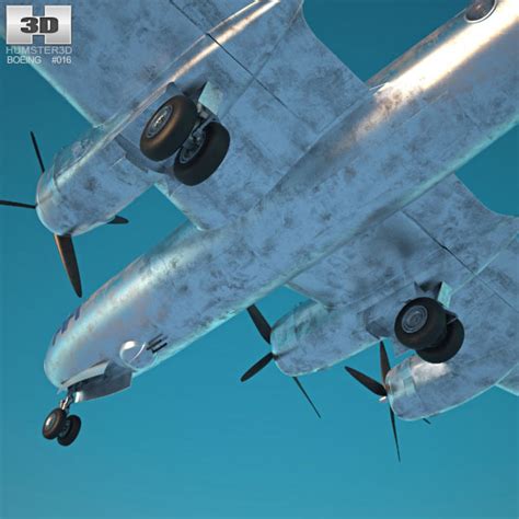 Boeing B-29 Superfortress 3D model - Hum3D