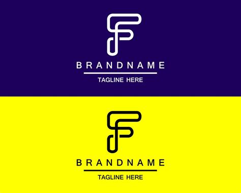 Initial F modern monogram and elegant logo design. Professional Letters Vector Icon Logo line ...