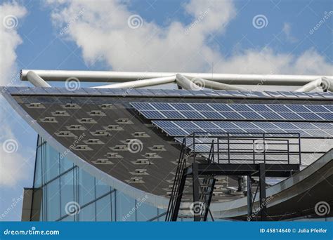 Photovoltaic Solar Panels on a Roof Stock Photo - Image of nature ...