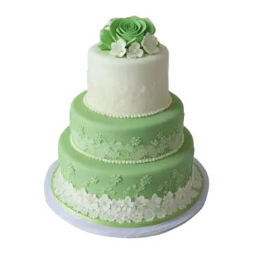Wedding Cake White And Green Cream, Cake, Wedding, Engagement PNG Transparent Image and Clipart ...