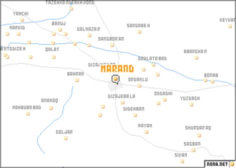 Marand (Iran) map - nona.net