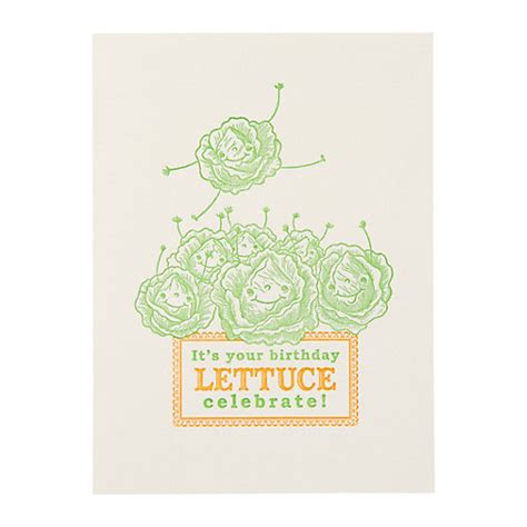 Lettuce Celebrate Card | Terrain