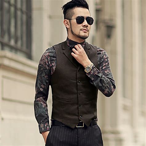 Mens winter woolen solid slim casual cotton vest brand design mens European style new arrival ...