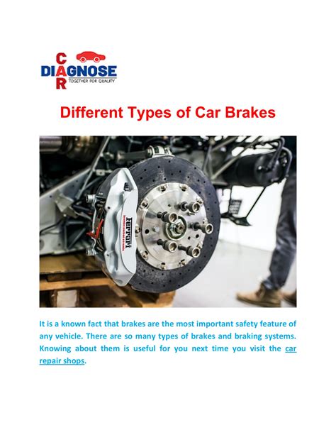 Different Types of Car Brakes - cardiagnose.in - Page 1 - 4 | Flip PDF Online | PubHTML5