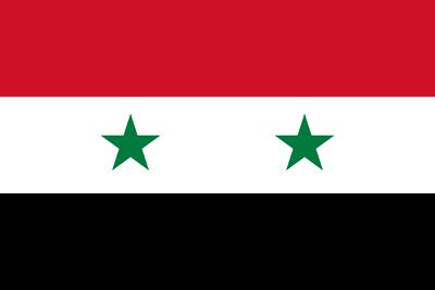 Syria flag vector - Country flags