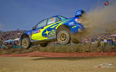 Subaru 555 Impreza Rally Jump Car Wallpaper | Subaru wrc, Subaru ...