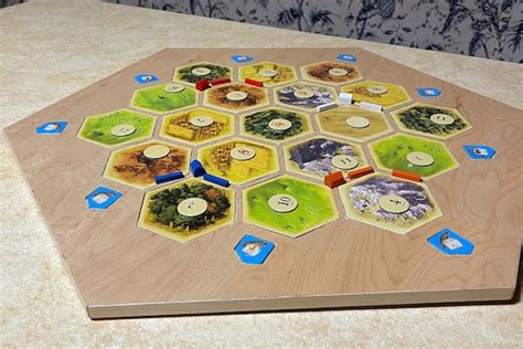 Settler of Catan Game Board: 3/4 Player Version - Etsy