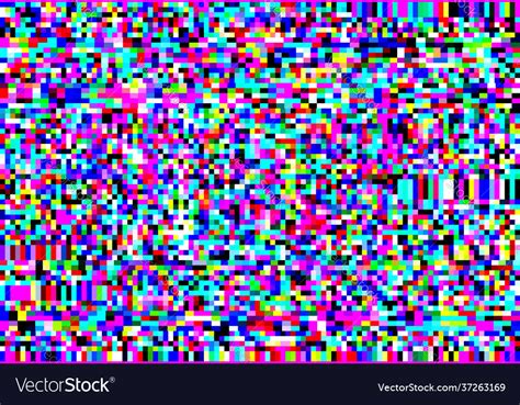 Abstract background glitch effect Royalty Free Vector Image