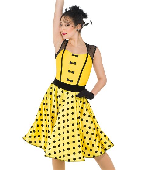 Fifties Polka Dot Dress Dance Costume | A Wish Come True