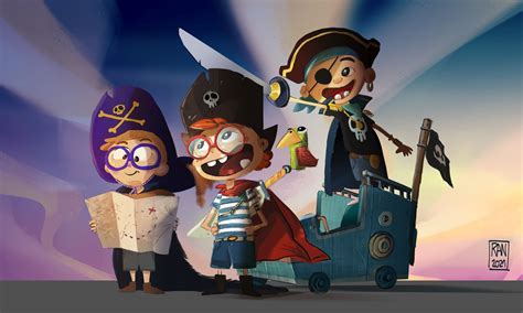 ArtStation - Kid Pirates Concept Art