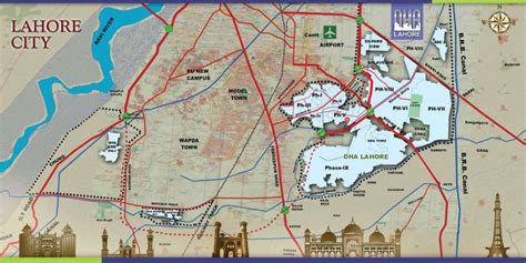 DHA Lahore Location Booking Ballot Map Development News | eProperty®