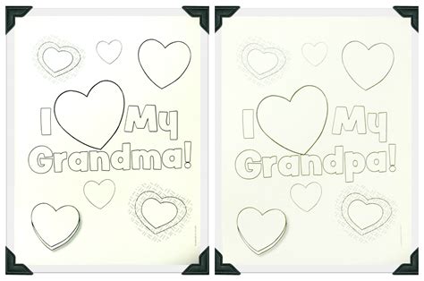 Happy Grandparents Day Coloring Pages 5 | Free Printable Coloring ... - Coloringkids.org