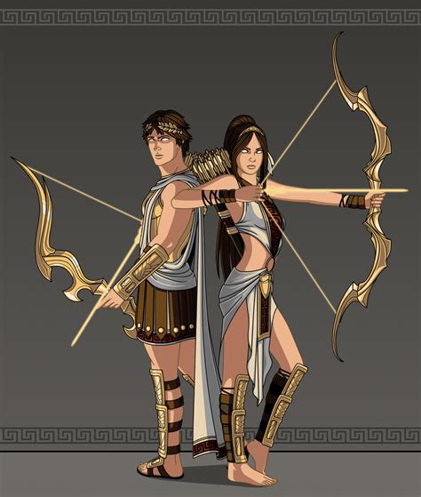 Apollo and Artemis Updated by Hiroki8 on DeviantArt