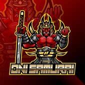 Free Samurai Esports Mascot Logo – GraphicsFamily