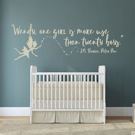 Wendy Vinyl Wall Decal Quote