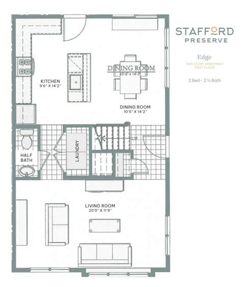 1 & 2 Bedroom Floorplans | Stafford Preserve