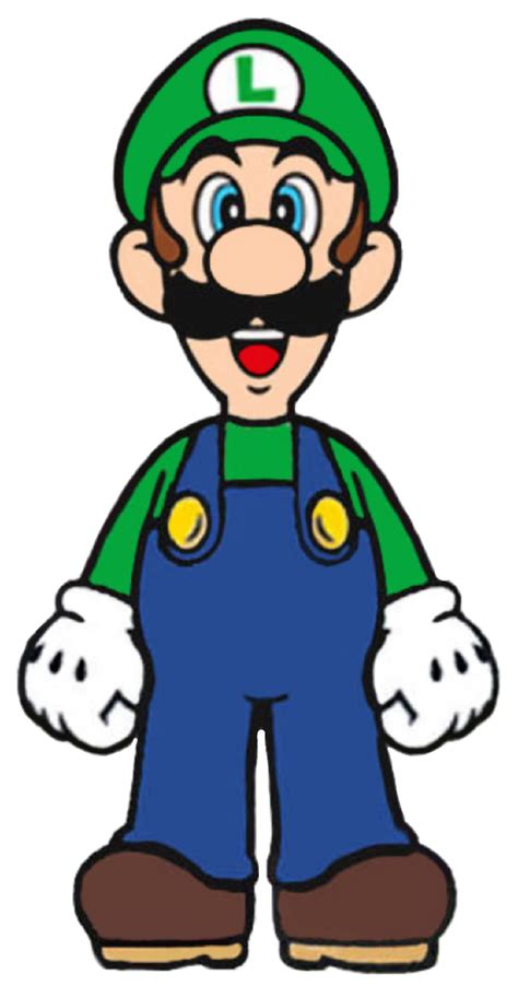 Super Mario: Luigi Stand Pose 2D by Joshuat1306 on DeviantArt