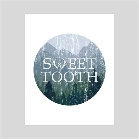 Sweet Tooth Fan Art Logo Symbol, an art print by Talaya Perry - INPRNT