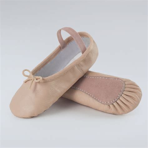 Basic Leather Ballet Shoe (Adult) - Brighton Ballet School