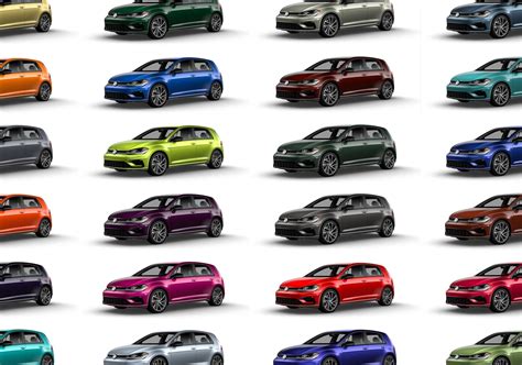 Volkswagen: 40 custom colors available for 2019 Golf R; shops can refinish them | Repairer ...