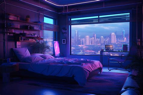 Cyberpunk Style Bedroom Designs