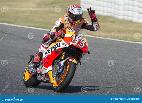 Driver Marc Marquez. Honda Team Editorial Photography - Image of ...