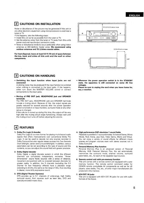 Owner's Manual for DENON AVR-1404 - Download