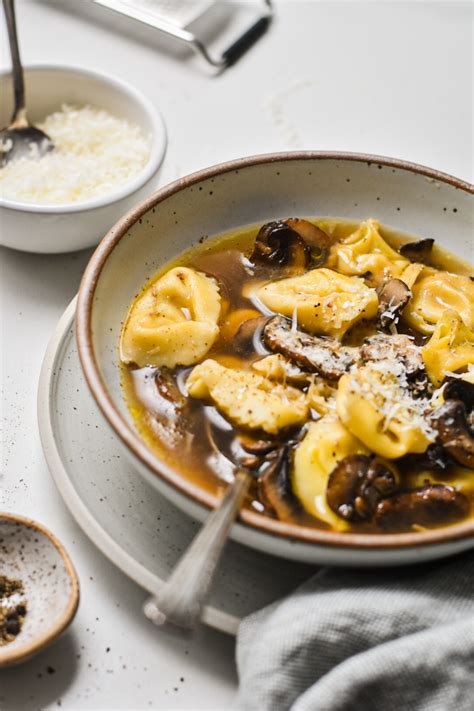 Tortellini In Brodo With Mushrooms - UncomplicatedChef