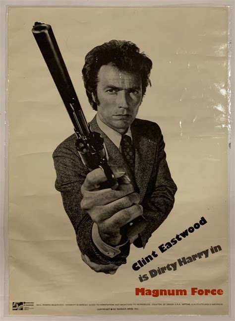 Magnum Force Poster Special Poster Anniversary 1973