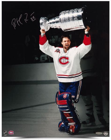 Patrick Roy Signed Canadiens "1992-93 Stanley Cup Celebration" 16x20 ...