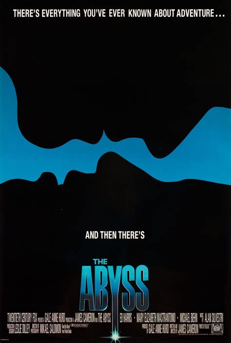 The Abyss Original 1989 U.S. One Sheet Movie Poster - Posteritati Movie ...