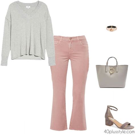 How to wear gray: Color palettes and gray outfits for you to choose from | Grey outfit, Pink ...