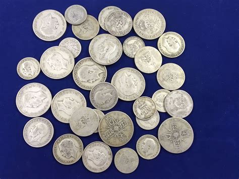 200 Grams of British Silver Coins - Assorted Denominations - Auction Kings