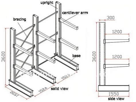 Find the perfect cantilever racks to store abnormal size materials in your warehouse