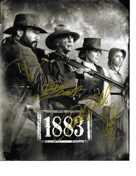 Tv Star Studded Series 1883 Cast Autographed 8x10 - Etsy