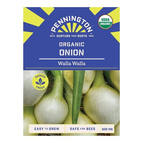 Pennington Organic Onion Walla Walla Vegetable Seed 1420 - The Home Depot