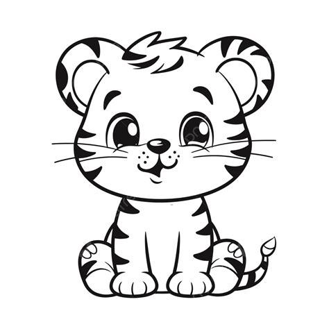 Tiger Cartoon Coloring Pages - Infoupdate.org
