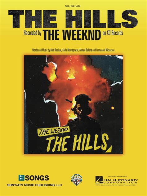 The Hills by The Weeknd - Sheet Music - Read Online