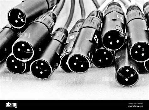 Audio cable for professional quality transfer Stock Photo - Alamy