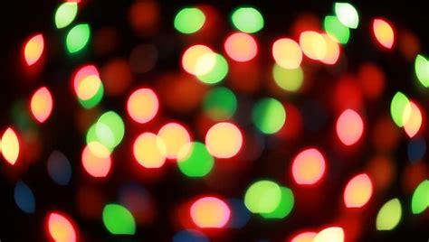 Christmas Lights On Dark Background Stock Footage Video (100% Royalty ...