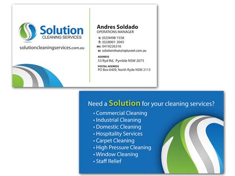 Commercial Cleaninge: Commercial Cleaning Business Cards