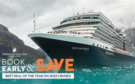 Holland America Line (HAL) - Best Deal Ever on 2023 Alaska Cruises by ...