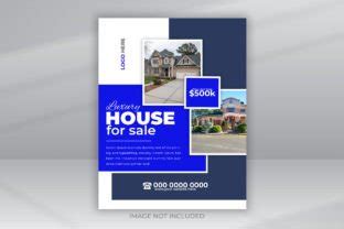 Printable PSD Real Estate Flyer Design Graphic by VMSIT · Creative Fabrica