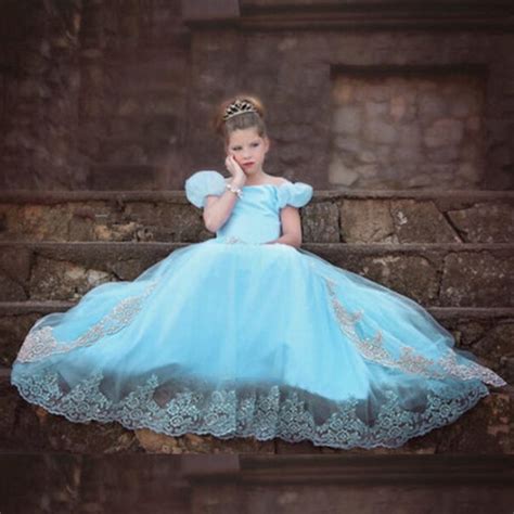 New Arrival Disney Princess Style for Girl Kids Girls Party Outfit Fancy Dress Princess Costume ...