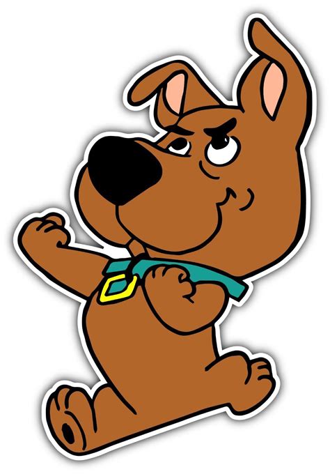 Scrappy-Doo Scooby-Doo Puppy Dog Cartoon Car Bumper Vinyl Sticker Decal ...