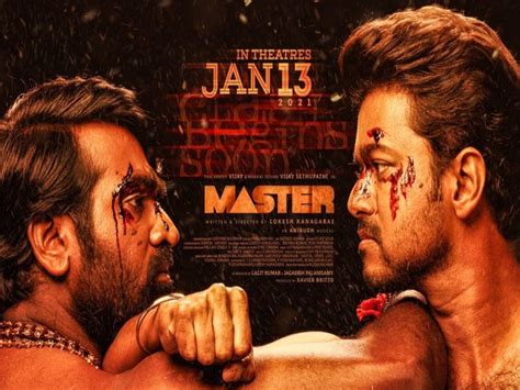 Master new poster: Thalapathy Vijay and Vijay Sethupathi starrer to hit the screens on January ...