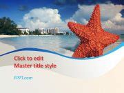 Free Starfish PowerPoint Template - Free PowerPoint Templates