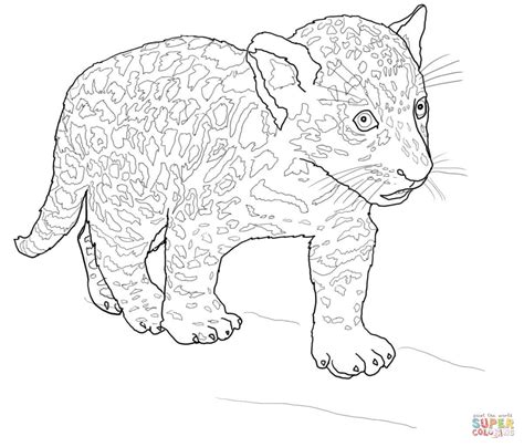 Jaguar coloring pages to download and print for free