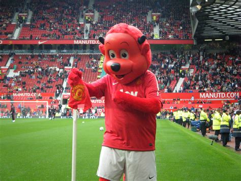 Fred The Red | Mascot For The Red Devils Manchester United | John ...