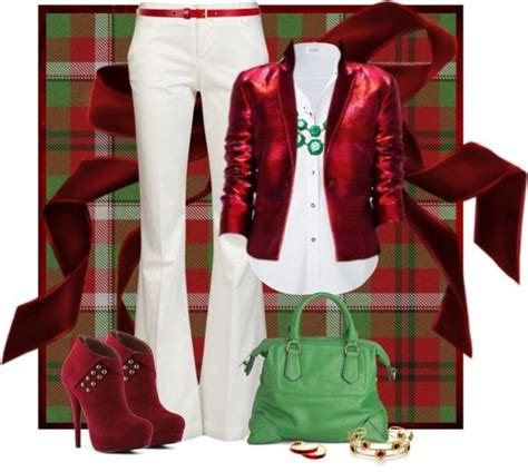 Red and Green Fashion Inspiration